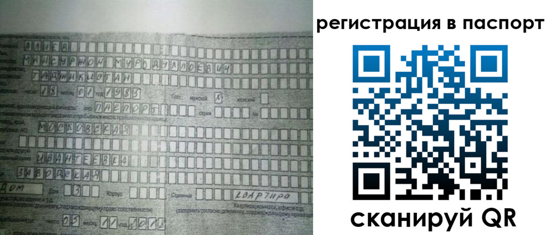 временная регистрация законно в Миньяре